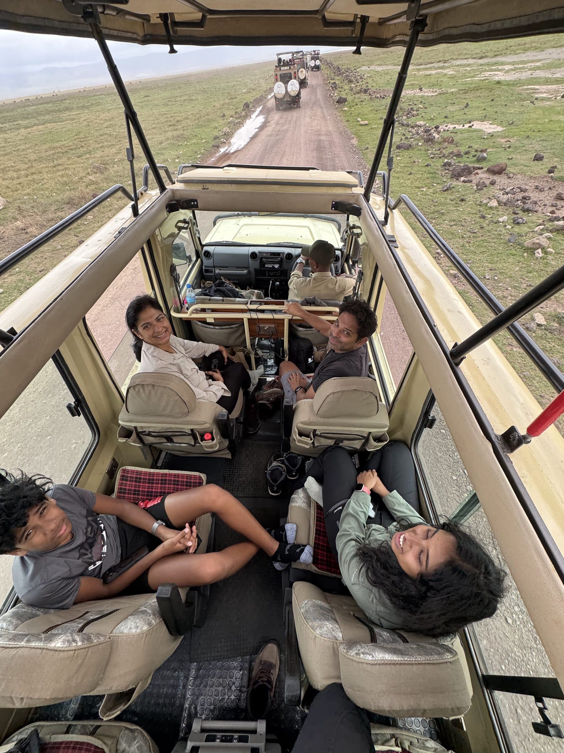 Exterior of a safari vehicle used by Operation Kilimanjaro