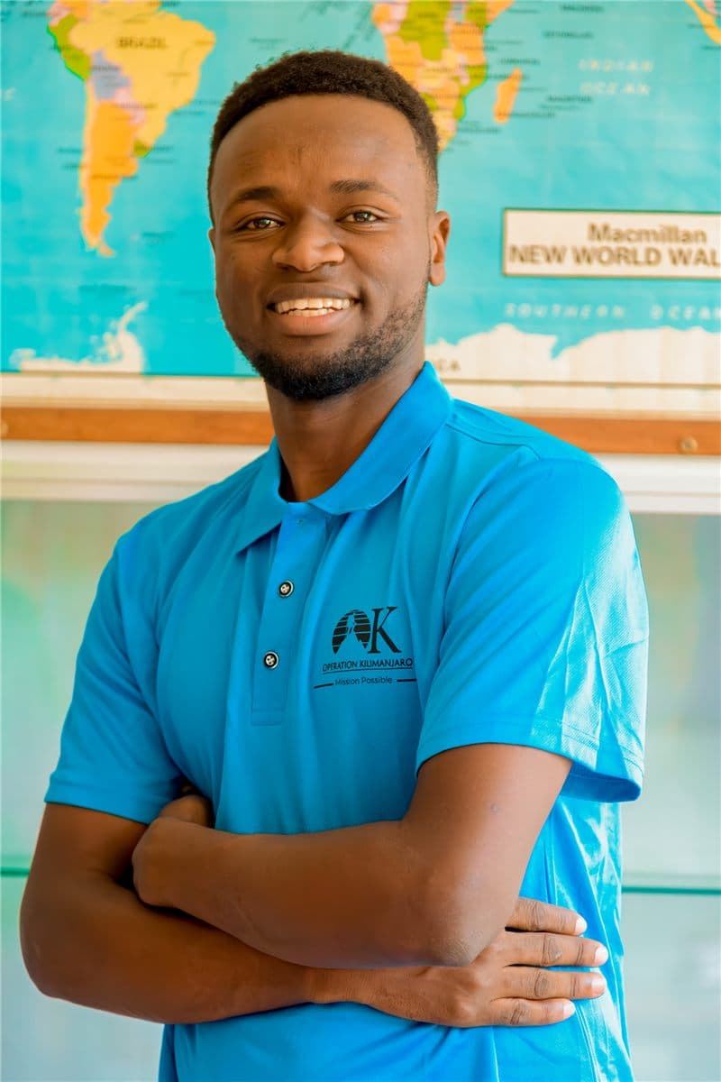 Daniel, marketing officer at Operation Kilimanjaro