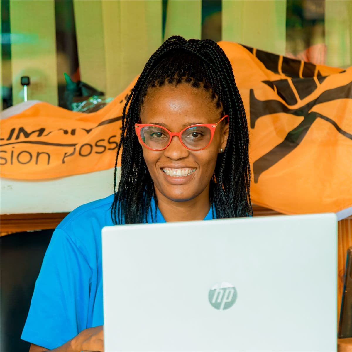 Madam Neema, accountant at Operation Kilimanjaro